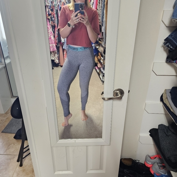 Gymshark Pants - Purple Gymshark Workout Purple Leggings - Size Small
